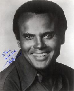 Harry Belafonte autograph