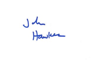John Hawkes autograph