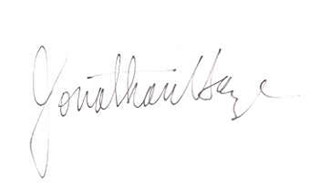 Jonathan Haze autograph