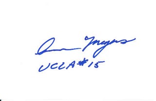 Ann Meyers autograph