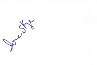 Ione Skye autograph
