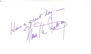 Nanette Fabray autograph