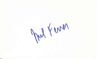 Mel Ferrer autograph