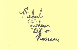 Michael Fishman autograph