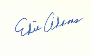 Edie Adams autograph