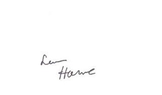 Lena Horne autograph