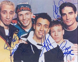 The Backstreet Boys autograph