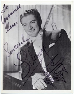 Liberace autograph