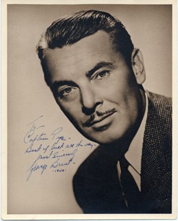 George Brent autograph