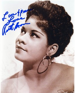 Ruth Brown autograph