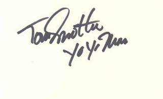 Tom Smothers autograph