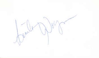 Lindsay Wagner autograph
