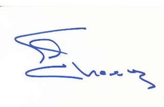 Cyd Charisse autograph