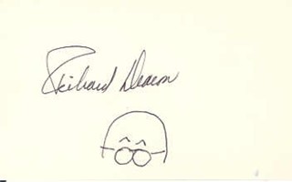 Richard Deacon autograph