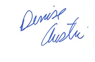 Denise Austin autograph