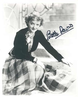 Bette Davis autograph