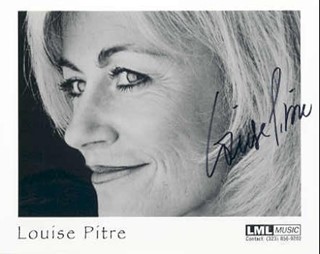 Louise Pitre autograph