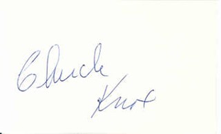 Chuck Knox autograph