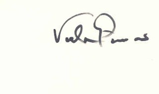 Vada Pinson autograph