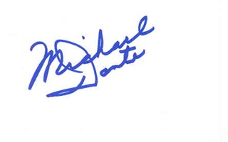 Michael Dante autograph