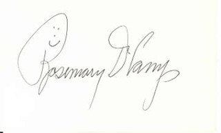 Rosemary DeCamp autograph