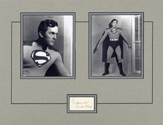 Kirk Alyn as Superman autograph