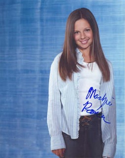 Mackenzie Rosman autograph