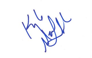 Kyle MacLachlan autograph