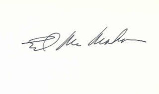 Ed McMahon autograph