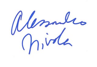 Alessandro Nivola autograph