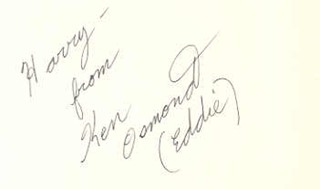 Ken Osmond autograph