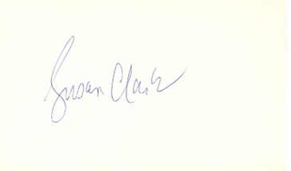 Susan Clark autograph