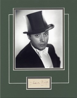 Charles Boyer autograph