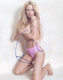 Pamela Anderson autograph