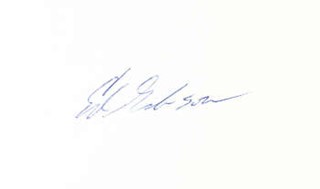 Ed Gibson autograph