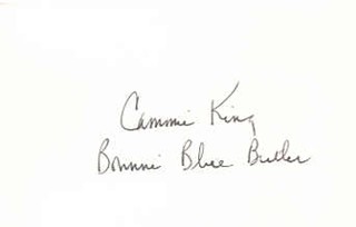 Cammie King autograph