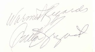 Anita Bryant autograph