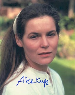 Alice Krige autograph