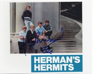 Herman's Hermits autograph