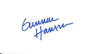 Gunnar Hansen autograph