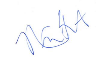 Navi Rawat autograph