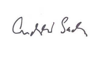 Andrew Sachs autograph
