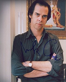 Nick Cave autograph