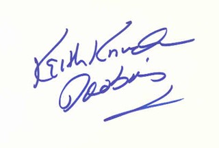 Keith Knudson autograph