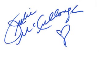 Julie McCullough autograph