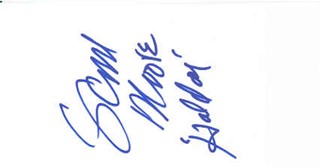 Sam Moore autograph