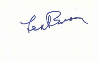 Les Brown autograph