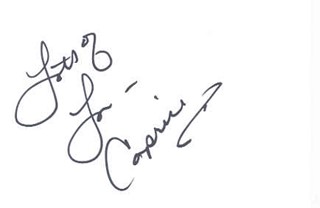 Caprice autograph