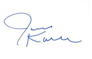 James Karen autograph