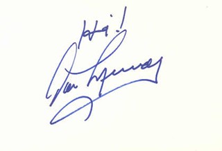 Don Murray autograph